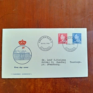 Denmark . FDC cover. King Frederik IX . 18 May 1961, 30+60 øre. - Picture 1 of 2