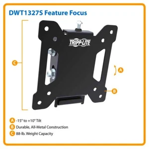 EATON TRIPP LITE SERIES MASTER-POWE DWF3770L FIXED MONITOR WALLMOUNT 37-70IN FLA - Picture 1 of 1