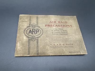 W.D. Wills Cigarette Cards Book Air Raid Original Complete 1938 - Image 1 of 4