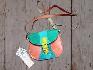 FAIR TRADE - KLEINE TASCHE AUS RECYCELTEM LEDER (BGI177)(2) - Bild 1 von 2