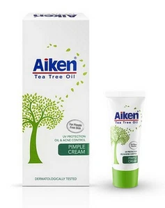 Aiken TEEBAUMÖL Spot Away Pickel Creme Akne Kontrolle 3 x 20 GM KOSTENLOSER... - Bild 1 von 6