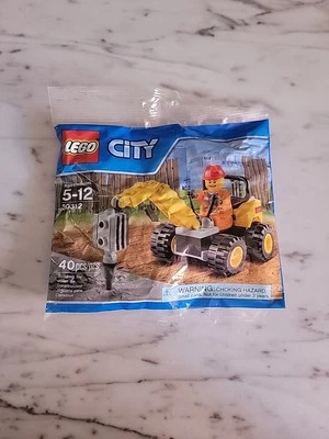 LEGO CITY 30312 Construction Demolition Driller Polybag New Factory Sealed - Image 1 of 2