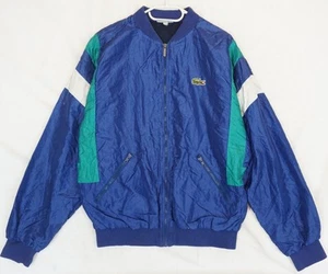 Vintage Chemise Lacoste Blue Full Zip Track Jacket Men's M - Picture 1 of 6