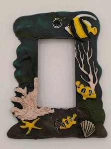 AmerTac Nautical, Reef Themed Decorative 1-Gang Wall Plate - Picture 1 of 7