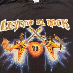 2017 Legends Of Rock Megadeth Tour concert T-shirt Villena Spain Size M - Picture 1 of 9