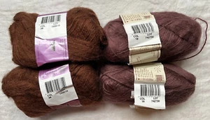 Cleckheaton Studio Australia 4 Skeins Mohair/Acrylic Blend 2Sk #19 2Sk #38 - Picture 1 of 6
