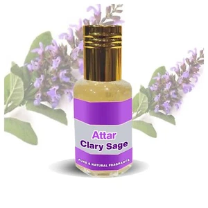 Clary Sage Attar / Perfume Pure High Quality Alcohol Free (10ML-500ML) - Picture 1 of 1
