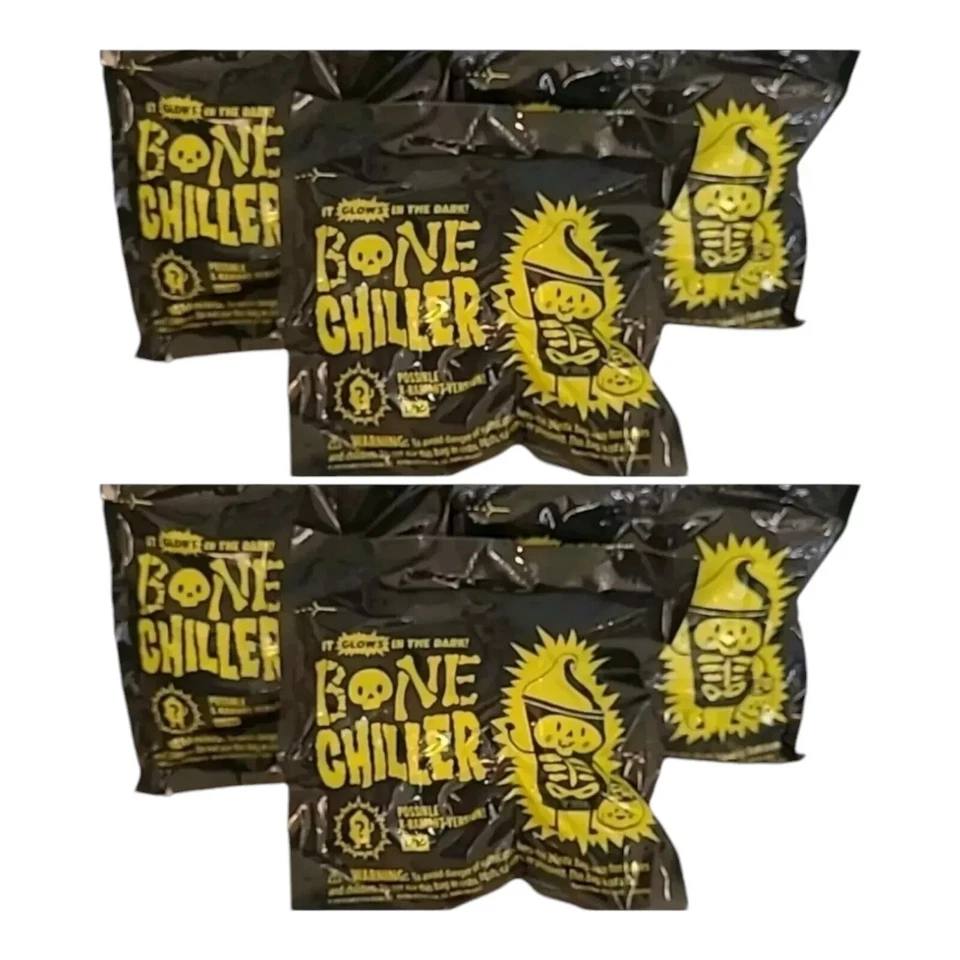 Lote de 100 Wendys Boo Bolsa Comida Escarcha Miedos Enfriador de Huesos Estatuilla Juguete Sellado Foto 1 de 1