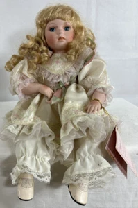 Traditions Doll Collection Sunland Investment Co Ltd 11" Porcelain Doll with Tag - Picture 1 of 21