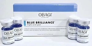 Obagi Clinical Blue Brilliance Peel 4 x 0.27 Fl Oz Vials BRAND NEW - Picture 1 of 1
