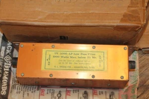 DRAKE HF LOW PASS FILTER 1.8-30 1000 WATT 52 OHM FOR HAM AMATEUR RADIO CB TV1000 - Zdjęcie 1 z 3