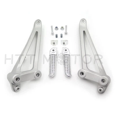 Juego de soportes de estriba de reposapiés de pasajero trasero para Yamaha YZF R1 YZF-R1 2009-2014 Foto 1 de 4