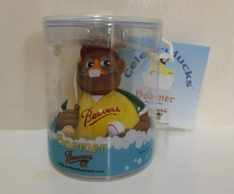 Boomer Portland Beaver Celebriduck The Bees Baseball OR Mascot Toy Novelty Cover