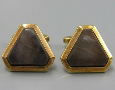 Gemelos de madreperla malva vintage para hombre bisutería V73 Foto 1 de 4