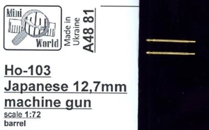 Mini World Models 1/48 JAPANESE Ho-103 12.7mm MACHINE GUN BARREL (2) - Picture 1 of 2