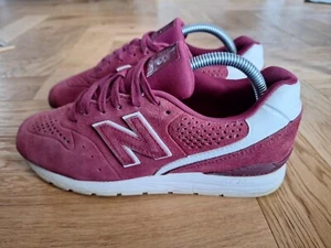 New Balance 996 Dark Red Trainers - Size UK 6 - Picture 1 of 8