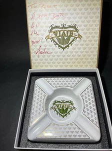Viaje Ashtray Cigar Mint Condition 7 X 7 - Picture 1 of 1