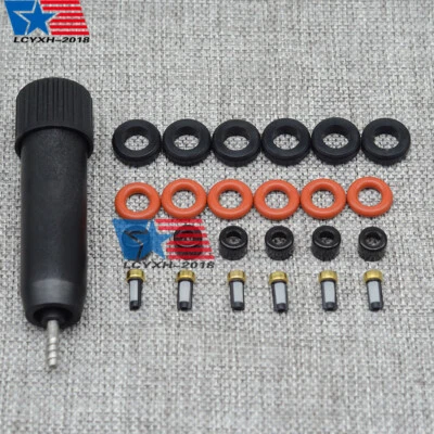 Set (6) Fuel Injector Repair Seal Kit For Toyota Tacoma Tundra 4Runner FJ Cruisr - Image 1 of 4