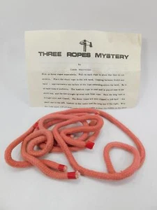 De colección Coleccionable Tres Cuerdas Misterio por Conde Maximilian Cuerda Truco de Magia - Imagen 1 de 1