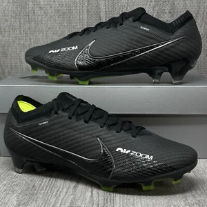 Nike Mercurial Zoom Vapor 15 Elite FG Black Smoke Grey DJ4978-001 Men Size 8.5 - Picture 1 of 15