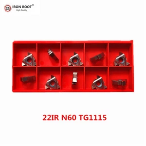 10P 22IR AG60 TG1115 CNC Metal Cutting Tools Threaded Carbide Inserts For SNR - Picture 1 of 6