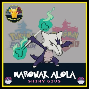 ✨ MAROWAK ALOLA ultra Shiny 6 iv ' s ✨ | pokemon 🗡️ espada | escudo🛡️ - Bild 1 von 3
