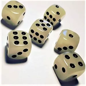 Dice4friends 70726 - Würfelset D6: Glow in the dark (12) - Picture 1 of 2