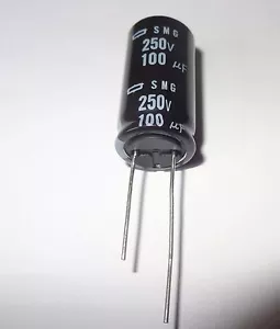 1 pieza, 100uF, 250V condensador electrolítico. (2C1) - Imagen 1 de 1
