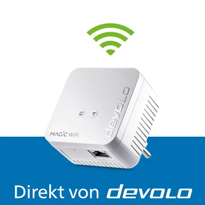 devolo Magic 1 WiFi mini Powerline WLAN Verstärker 1x Erweiterungsadapter - Bild 1 von 4