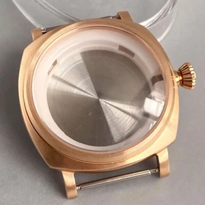 Caja de reloj de zafiro de 42 mm con caja de bronce macizo CUSN8 para movimiento Japón NH35A NH36A - Imagen 1 de 9