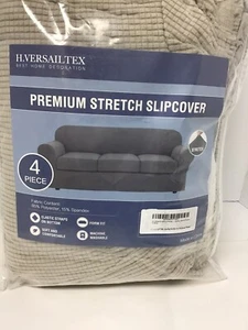 New H.Versailtex 4 Piece Premium Stretch Slipcover For Furniture Home Decoration - Picture 1 of 3