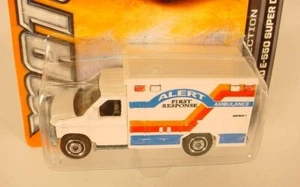 MATCHBOX # 54 WHITE '08 FORD E-550 SUPER DUTY ALERT FIRST RESPONSE AMBULANCE - Picture 1 of 2