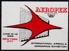alte reklamemarke 1966 AEROPEX int. airmail & aerospace exhibit., new york /0515