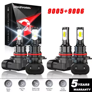 NEW FOR Toyota RAV4 1998 1999 2000 4PC 9005+9006 Headlight Bulb High Low Beam - Picture 1 of 9