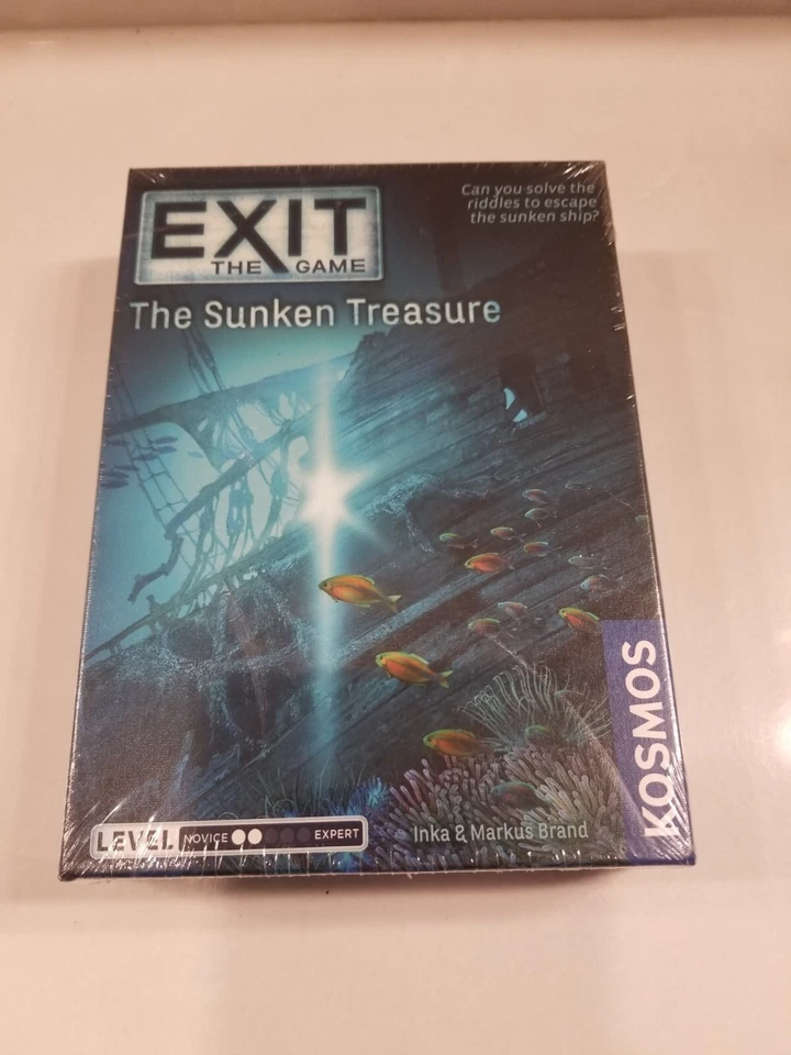 Exit The Game The Sunken Treasure - Kosmos. 1-4 Players BOX