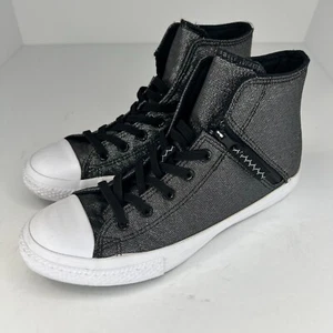 Converse Junior 661850F Gray Chuck Taylor All Star Lace Up Zip Size 6 Sneakers - Picture 1 of 11