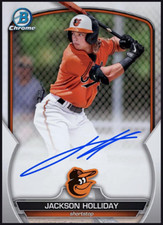 2023 Topps Bowman Prospect Signature Rookie RARE - JACKSON HOLLIDAY Digital Card