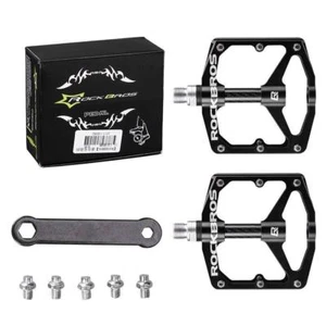 ROCKBROS Bicycle Pedal 9/16" Carbon Fiber Sealed Bearings Bike Cycling Pedals - Picture 1 of 13