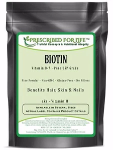 Biotin - Reines USP Grade Vitamin B-7 (Vitamin H) Pulver, 12oz (340g) - Bild 1 von 1