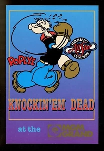 Nevada NV chrome postcard Las Vegas MGM Grand Hotel Casino Amusement Popeye - Picture 1 of 2
