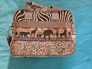 Pioneer Express Safari Africa Bag Tapestry Weekender Crossbody Travel - Picture 1 of 9