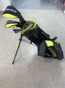 Top Flite YOUTH Golf 5 Club Bag Set Driver Hybrid Seven Sand Wedge 2 Covers - Picture 1 of 16