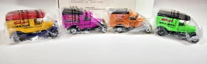 4 Matchbox Kelloggs Delivery Truck Set Apple Jacks Corn Pop Rosin Bran Mini Wht - Bild 1 von 6