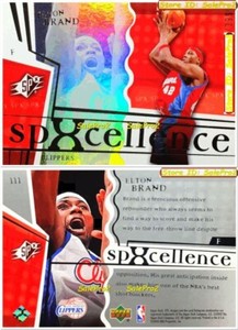 UD SPX 2003 ELTON BRAND LOS ANGELES CLIPPERS SUPERSTAR #111 SPXCELLENCE /3999