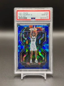 Trey Murphy III 2021-22 Prizm #288 RC ROOKIE BLUE ICE /125 PSA 10 GEM MINT - Bild 1 von 2