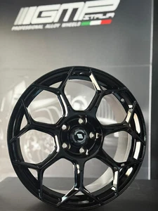 KIT 4 CERCHI IN LEGA MINI 8X18 5X112 ET45 66,60 GMP RACEWAY NERO CORSA - Imagen 1 de 8