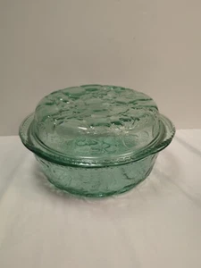 Libbey Obstgarten Obst grün Glas 3 Quart Kasserolle Backform & Kuchendeckel Ofengeschirr - Bild 1 von 7