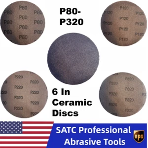 Premium Mesh Sanding Disc 6 Inch Hook and Loop Sanding Net 80-320 Grit for Metal - Picture 1 of 13