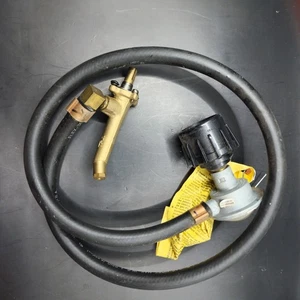 Marshall 605H-B LP Gas Regulator Hose Kit 1 PSIG RV Propane QCC1/POL Valve UL - Picture 1 of 7