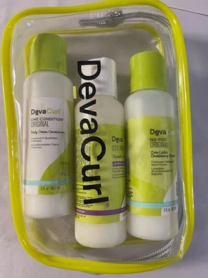 Devacurl Travel No-Poo Cleanser & One Condition Conditioner & Styling Cream 3oz - Image 1 of 2